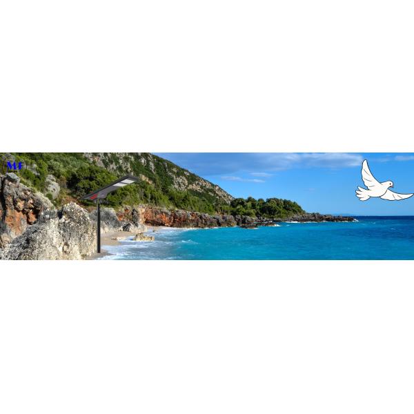 5 лет гарантии водонепроницаемый светодиодный солнечный уличный садовый свет 50W 3000K/4000K/5000K/6000K высокая яркость для пешеходов