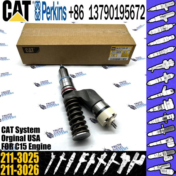 Injetor de combustível das peças de motor diesel C15 253-0615 176-1144 118-8700 211-3025