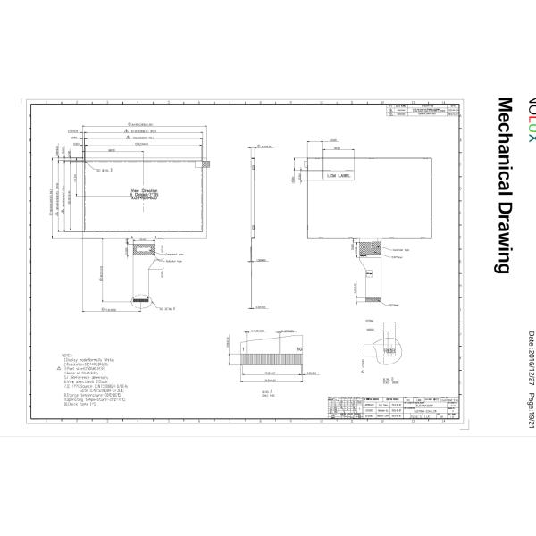 Оригинальный Innolux высокое разрешение 1024X 3 (RGB) X600 дисплей 7' TFT LCD модуль