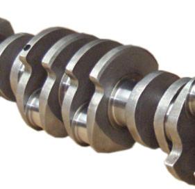 CNC Machining Casting Steel Crankshaft 6BF1 , 6 Cylinder Engine Crankshaft