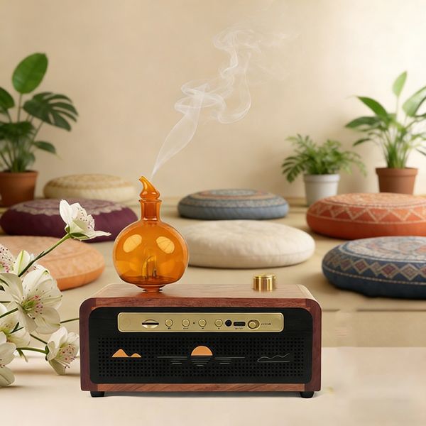 100cbm Coverage Luxurious Modern Home Aroma Diffuser With Bluetooth Audio