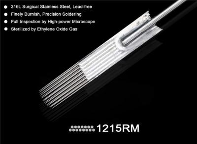 Round Magnum Curved Magnum RM CM Premium Sterile Tattoo Needles Long Taper Textured