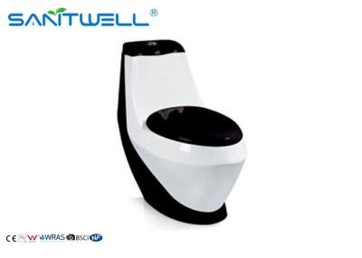 Porcelain ONE Piece Toilet  Standard WC 780*400*760 Mm SWC411 With CE Certification
