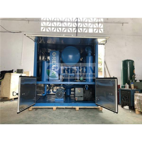 Onsite Power Station Electric Transformer Oil Purification Machine 9000 Liters / Hour