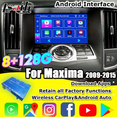 Lsailt 8G CarPlay& Android Interface de vídeo para Nissan Maxima 09-15 Infiniti G37 com Google, YouTube, NetFlix