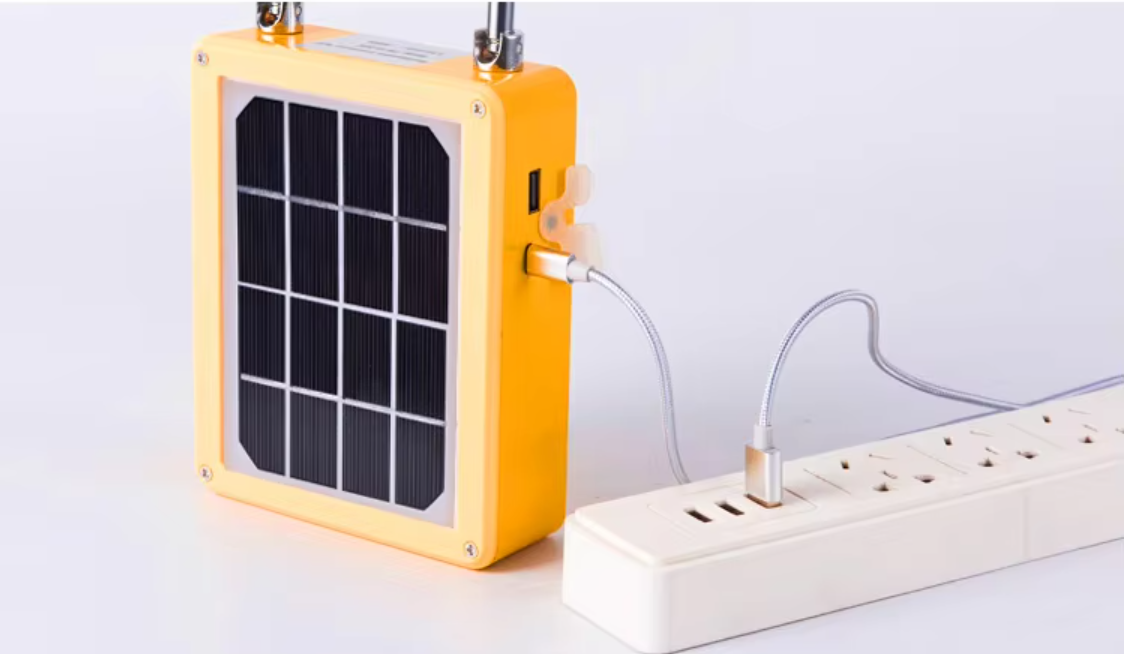 Super bright portable solar work lamp | Three mode  lighting | Emergency power bank function | Outdoor camping car emergency
