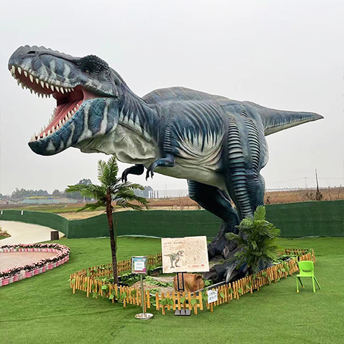 Theme Park Decoration Artificial Life Size Realistic Animatronic Dinosaur Moving Dinosaur