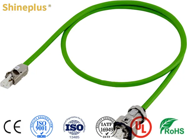 RJ45 Industrial Wire Harness Customized 300V High Voltage Wiring Harness