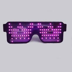 Polymer Battery Powered LED Glowing Glasses / Sunglasses 5 Colors Optional