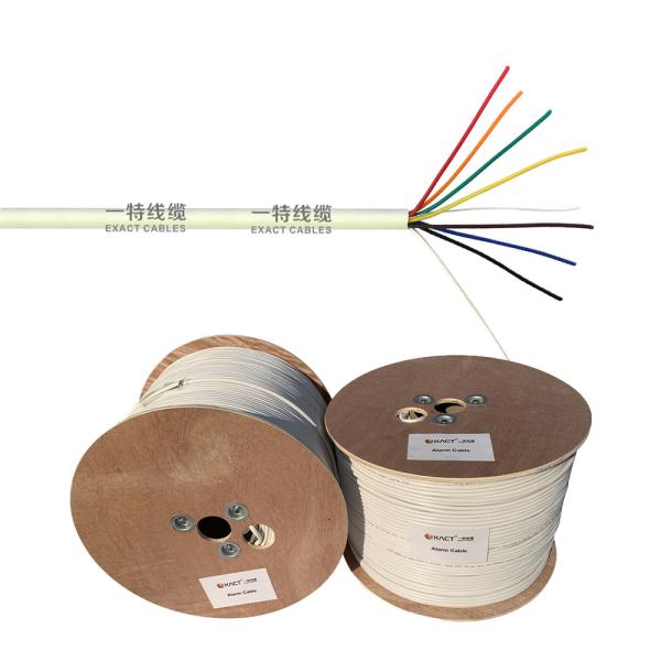 4x0.22mm2 Shielded Stranded BC PVC Insulation CPR Eca Alarm Cable for Copper Conductor