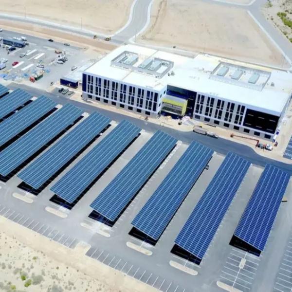 Солнечная электростанция Carport Anodized Q235 Солнечная стальная система Carport для рынка