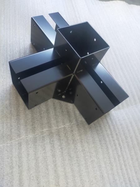 Iron 4*6 Post Base Pergola Bracket with Double Ant-irust Coating and Upgraded Design
