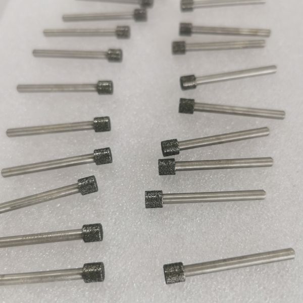 Designed And Customized Electroplated Diamond Grinding Pins In Various Sizes For Ceramic Workpiece