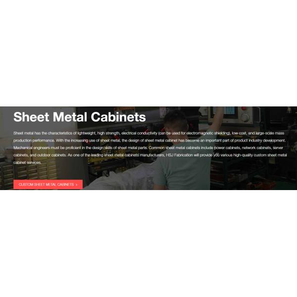 OEM Processing Stainless Steel Sheet Metal Cabinets Metal Boxes