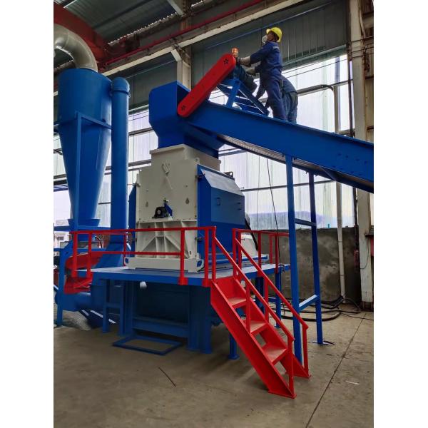 Waste Plastic Recycling Wood Chipper Shredder OCC Newspaper Cardboard Production Line