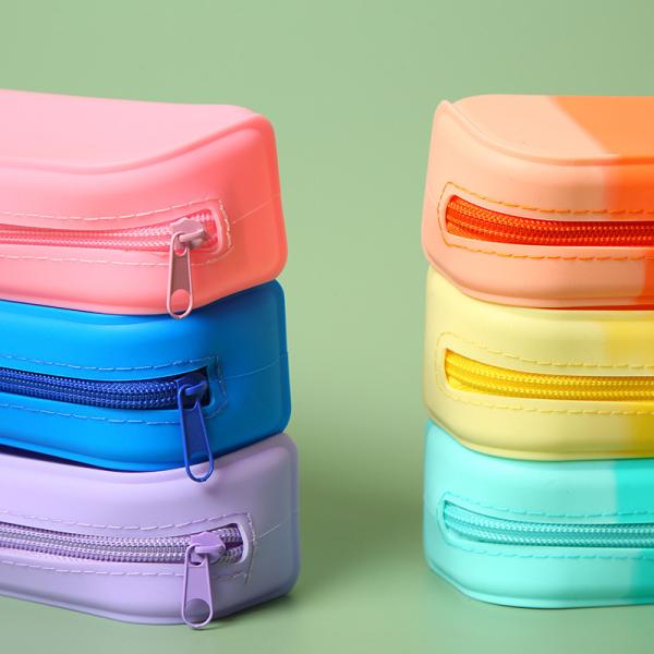 Силиконовый карандашный носитель без BPA Большая долговечность для школьных принадлежностей