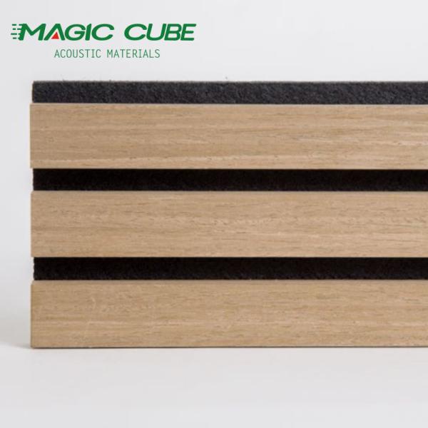 Textured Acoustic Wood Wall Panels for Background Walls Film and Television Halls Conference Rooms Game Rooms