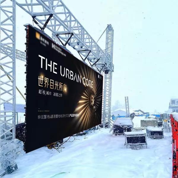 14 битов P4.81 Рентальный светодиодный дисплей 500x1000 Для футбольного стадиона