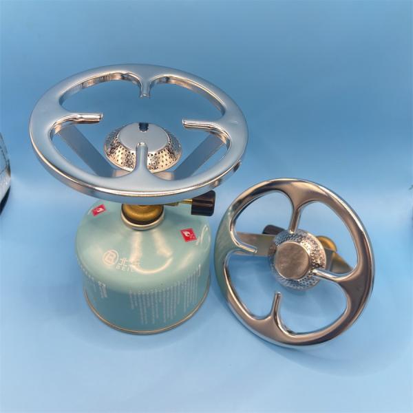 Переносная стальная мини-горелка для газа для приготовления пищи на открытом воздухе - компактная печь для кемпинга