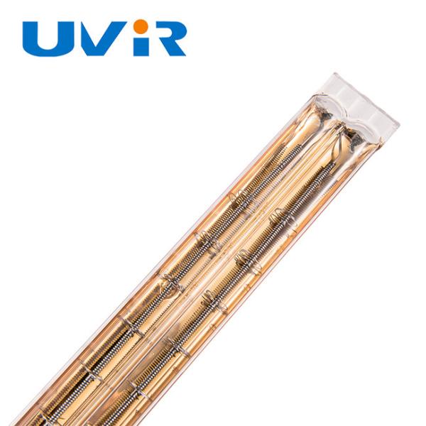 Lámpara IR de onda media recubierta de oro 1060mm 6200W 400V