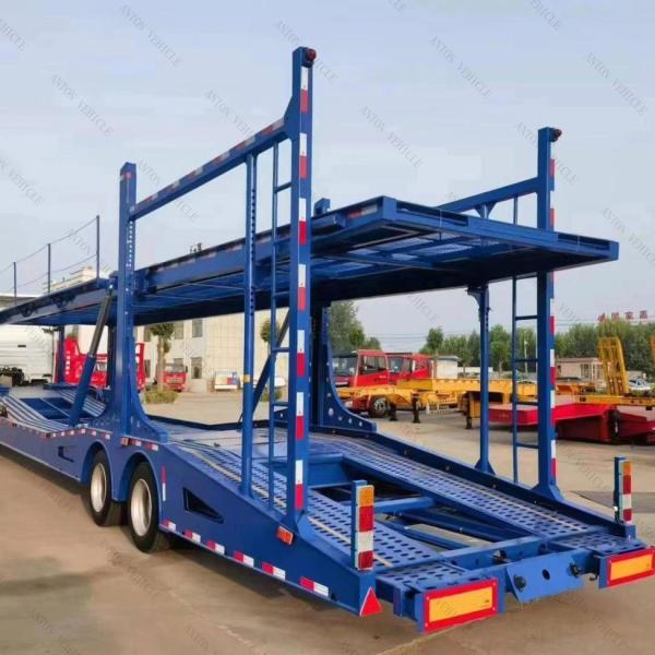 2axle Double Deck Car Carrier Trailer 8 Car Transporter Trailer Semi Trailer for Global