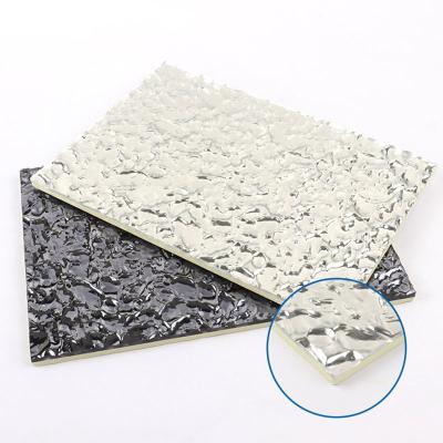 8mm bamboo charcoal wood grain wpc decorative wallboard interior