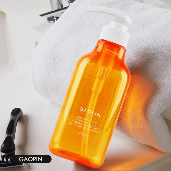 450ml PET Plastic Lotion Pump Bottle Packaging Hand Wash Liquid Shampoo