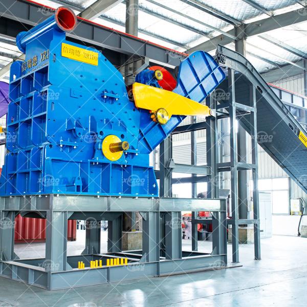 Automatic Scrap Steel Iron Hammer Mill Metal Scrap Crusher Metal Crushing Machine