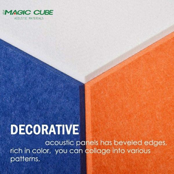 24mm Interior Studio Sound Absorbing Wall Panels with V Groove Cutting