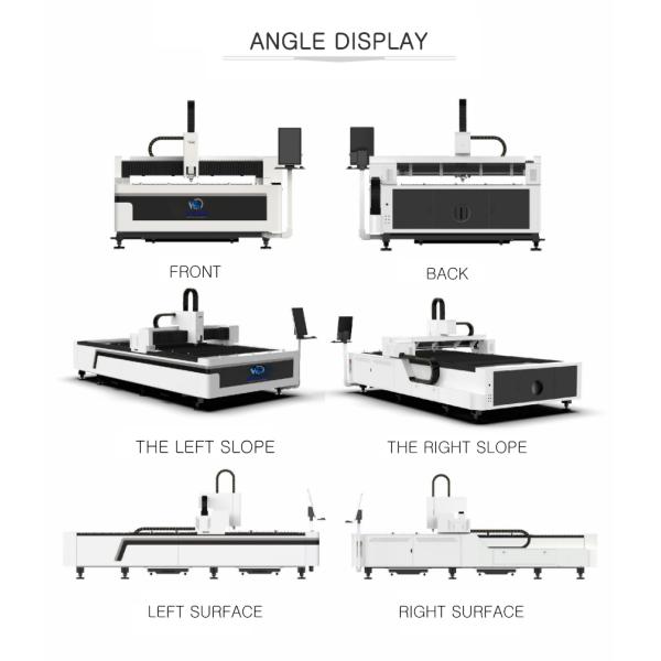 4000W 1530 Metal Fiber Laser Cutting Machine Support DXF Format