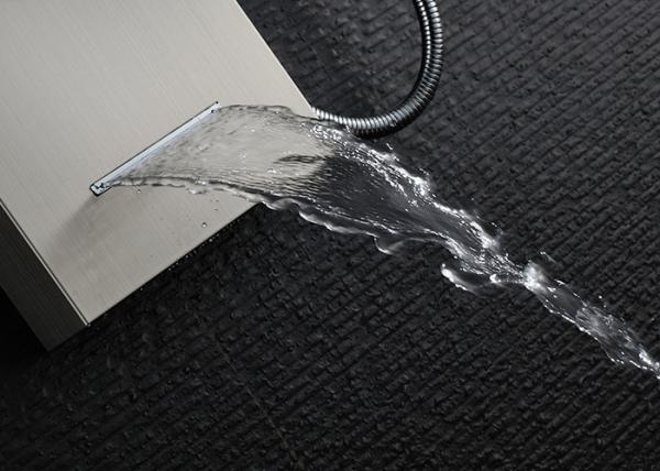 Top Grade 304 Stainless Steel Shower Panel , Shower Panel System With Rain Shower Head