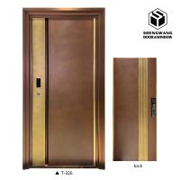 Fire Resistance With Brown Aluminum Garden Gate And Smart Locks For Aluminum Side Gates