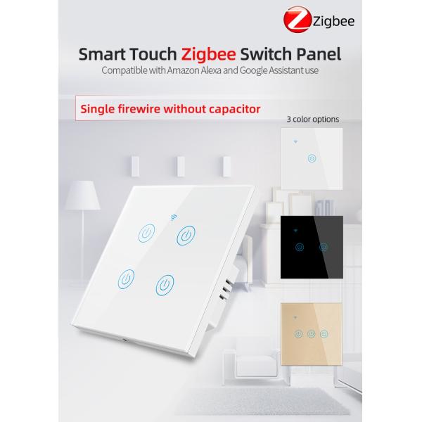 2.4G Bgn Zigbee умное на переключателе белого пути шатии 1 ЕС 2 умном