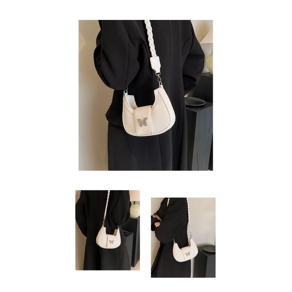 POPULAR NEW NICHE DESIGN BAG FEMALE TREND FOREIGN STYLE BUTTERFLY BAG ADVANCED SENSE OF ALL SHOULDER UNDERARM BAG