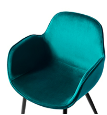 Living Room Velvet Occasional Armchair , Soft Backrest Lounge Chair With Armrests