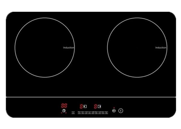 Smooth Crystal Glass 3400W Dual Induction Cooker