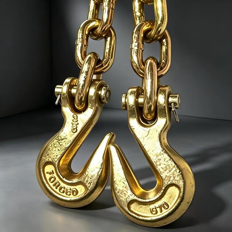 Heat Treated Binder Chain Carbon Steel Heavy Lifting Chains For Transport Binding