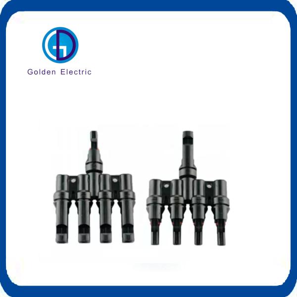 Long Lasting Mc4 Y Branch Connector AC Pair Customized For Solar Panel Mounts