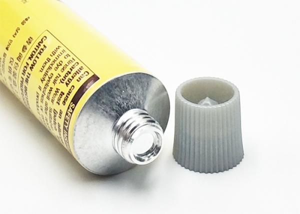Hair Colour Cream Empty Aluminum Tubes With Epoxy Phenolic Inner Coating