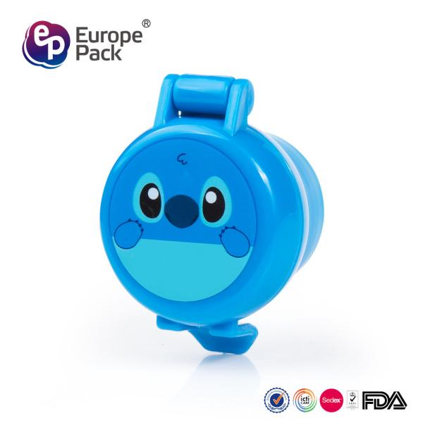 Cartoon design child resistance cap Wholesale plastic water bottle caps with straw