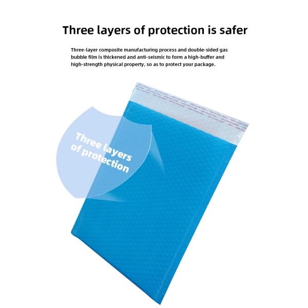 Os sacos polis feitos sob encomenda do transporte do encarregado do envio da correspondência da espessura acolchoaram o envelope 9,5