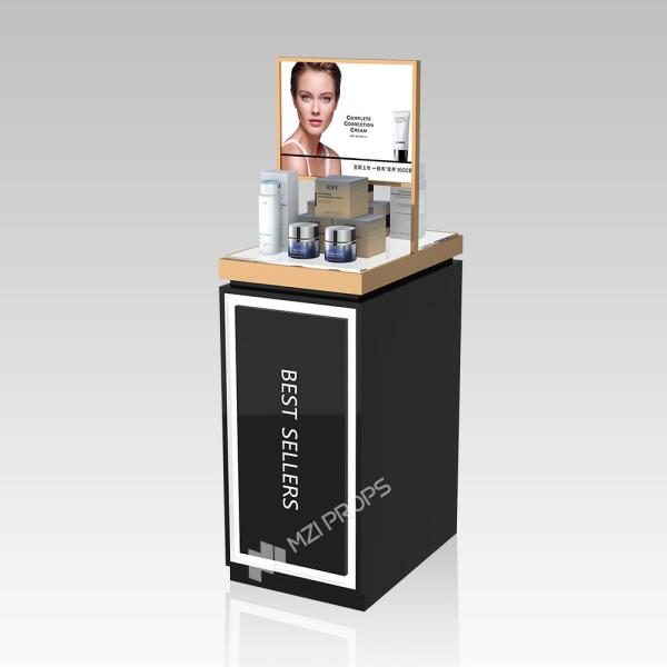 Lipstick Skincare Shop Makeup Display Stand Rack Plywood Furniture Oem