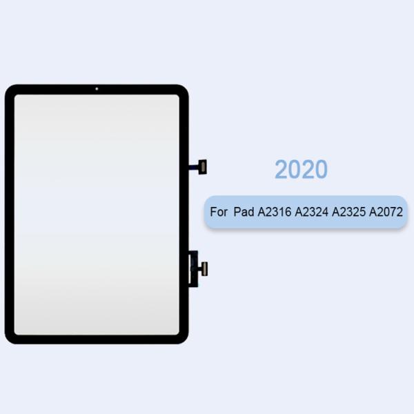 Repair Part Glass Panel Lcd for Ipad 11/10.9 Touch Screen Display Replacement 100% Tested QC Function Fix Broken Pad Screen