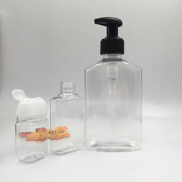 Cosmetics Round PET Pump Bottle Featuring Screw Cap Suitable for Dispensing Liquid Cosmetics and Personal Care