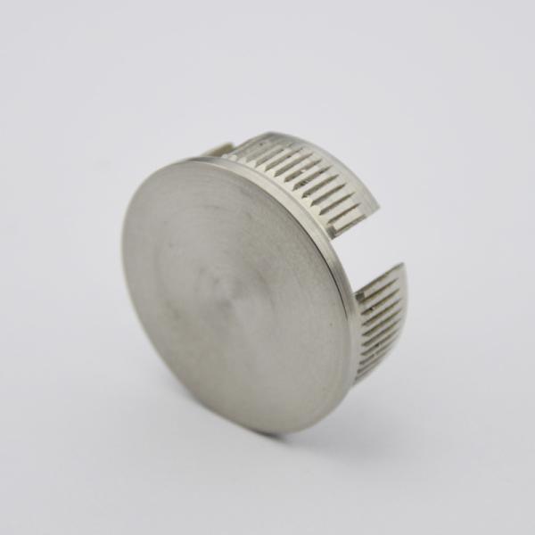 Stainless steel end cap 38.1mm for handrail tube 1-1/2, Satin finishing, SS304
