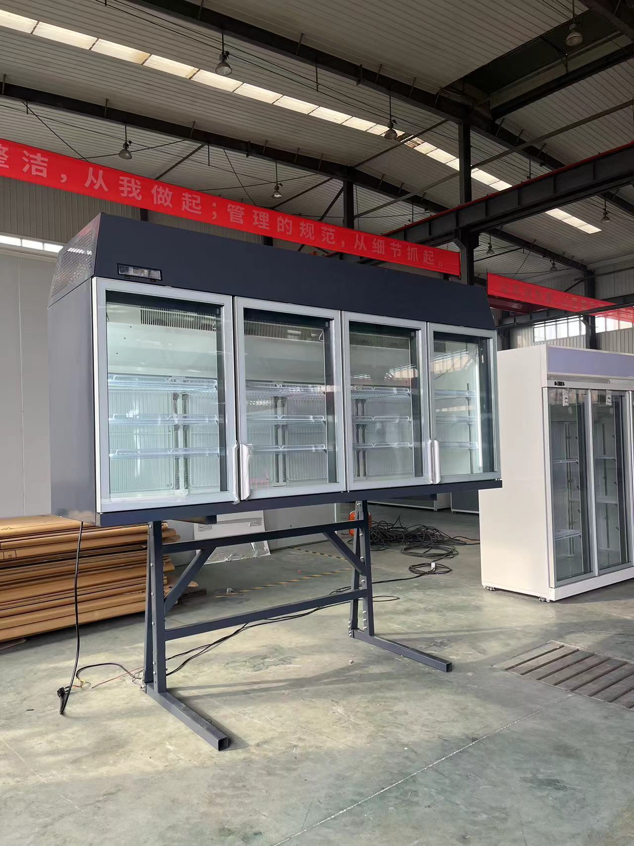 TOP 4DF Commercial Upper and Lower Cabinets for Quick-Freezing Food Preservation Using R290 Refrigerant Refrigerator Freezer
