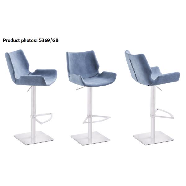 Luxury Bar Furniture 109cm Adjustable Swivel Bar Stool