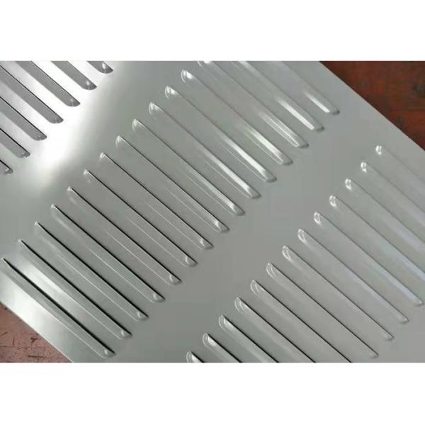 Louver Hole Perforated Metal Sheet , Aluminum Perforated Metal Screen Sheet
