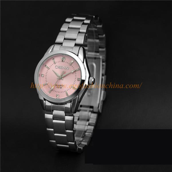 021B Pink Blue Watches Wholesale Watch Man Stainless Steel Watch Quartz Watch Couple Watch