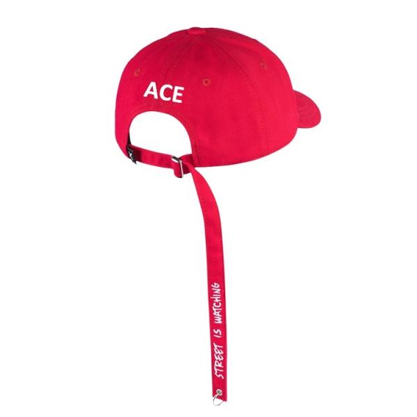 100% Cotton Women Sports Dad Hats With Long Strap Custom Embroidered